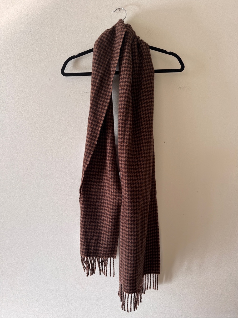 Sézane Seraphine Scarf in Beige/Brown